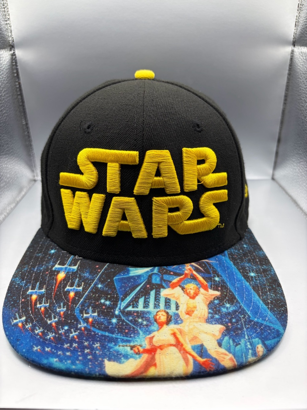 New Era 9FIFTY Star Wars Snapback Hat Viza Print Sublimated Graphic Visor Cap